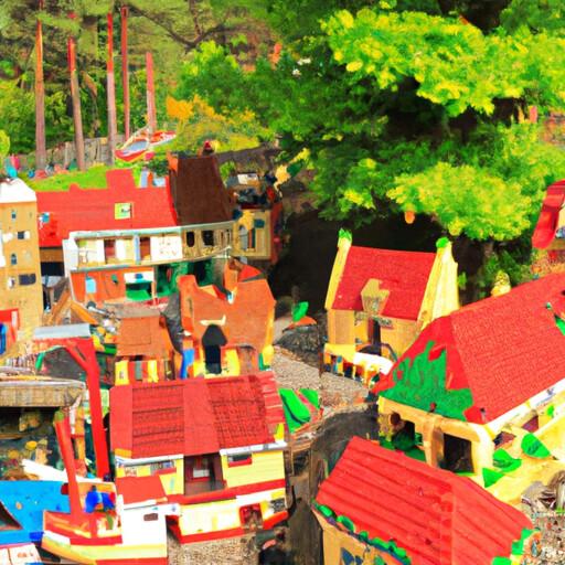 מתחם LEGOLAND® Woodland Village בפארק השעשועים לגולנד וינדזור (אנגליה)